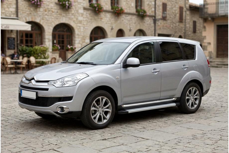 Citroen C-Crosser 2007–2013 Bočné nášľapy Maya V2 (2 ks, hliník) Image