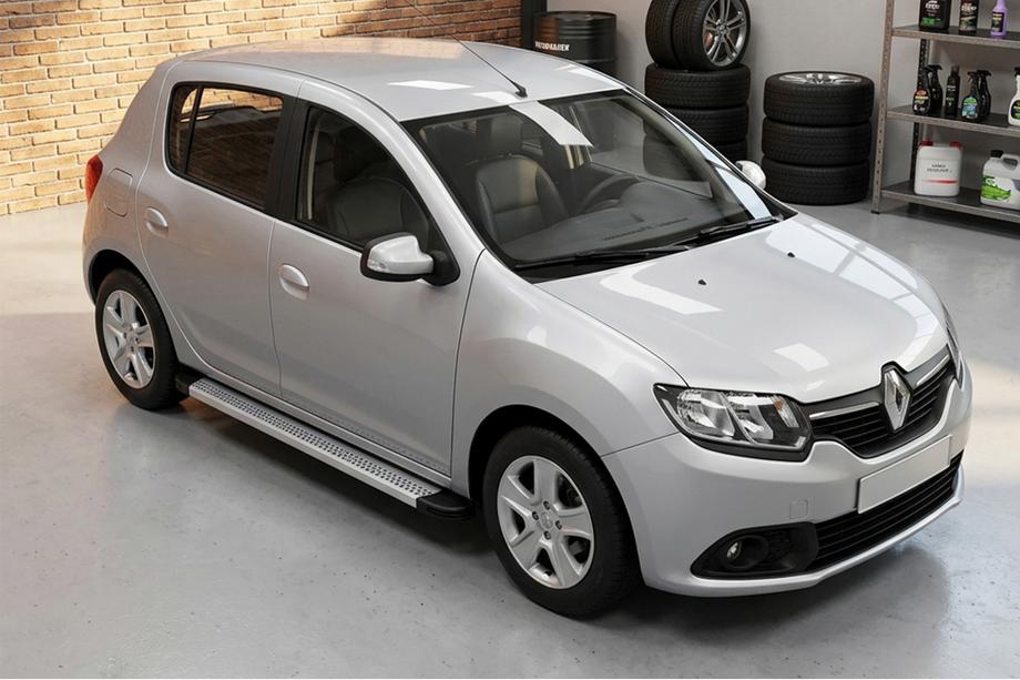 Dacia Sandero 2013–2020 Bočné nášľapy Maya V2 (2 ks, hliník) Image