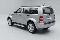 Dodge Nitro 2006–2011 Bočné nášľapy Maya V2 (2 ks, hliník) fotografia 1