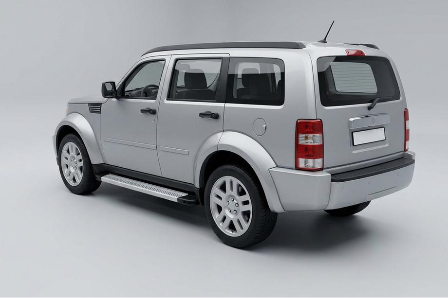 Dodge Nitro 2006–2011 Bočné nášľapy Maya V2 (2 ks, hliník) Image