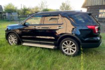 Ford Explorer 2011–2019 Bočné nášľapy Maya V2 (2 ks, hliník) fotografia 1