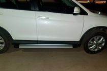Honda CRV 2012–2016 Bočné nášľapy Maya V2 (2 ks, hliník) fotografia 9