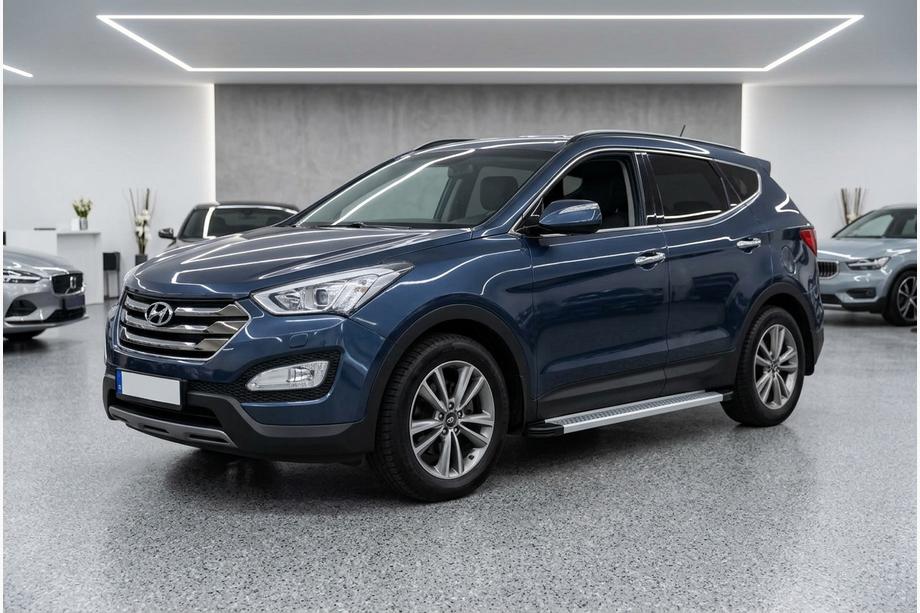 Hyundai Santa Fe 3 2012–2018 Bočné nášľapy Maya V2 (2 ks, hliník) Image
