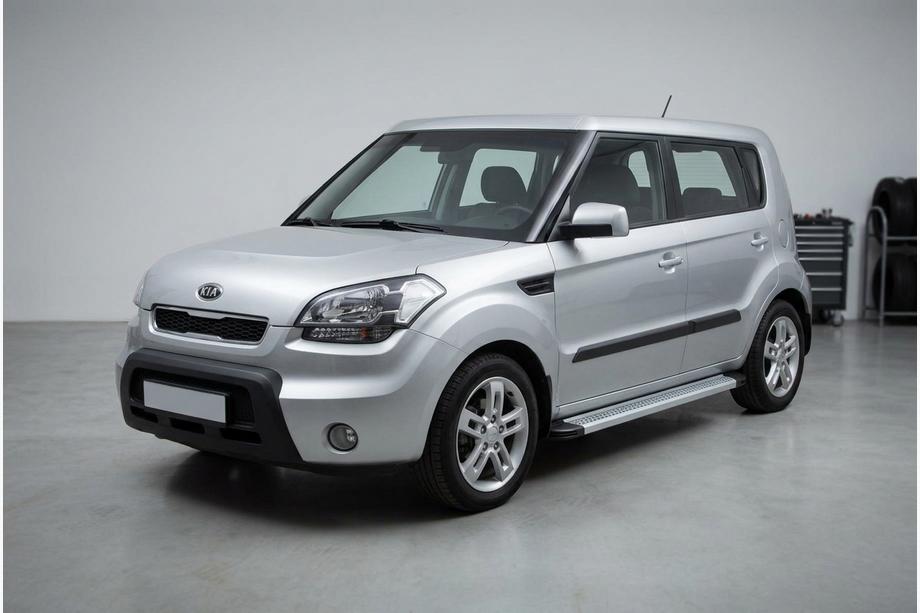 Kia Soul I 2008–2013 Bočné nášľapy Maya V2 (2 ks, hliník) Image
