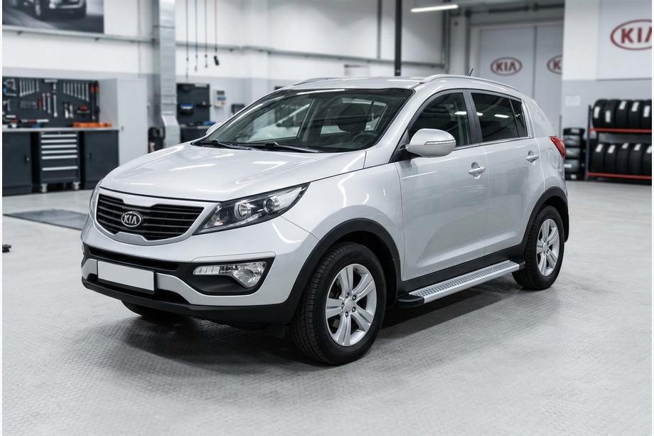 Kia Sportage 2010–2015 Bočné nášľapy Maya V2 (2 ks, hliník) Image