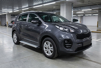 Kia Sportage 2015–2021 Bočné nášľapy Maya V2 (2 ks, hliník) fotografia 1