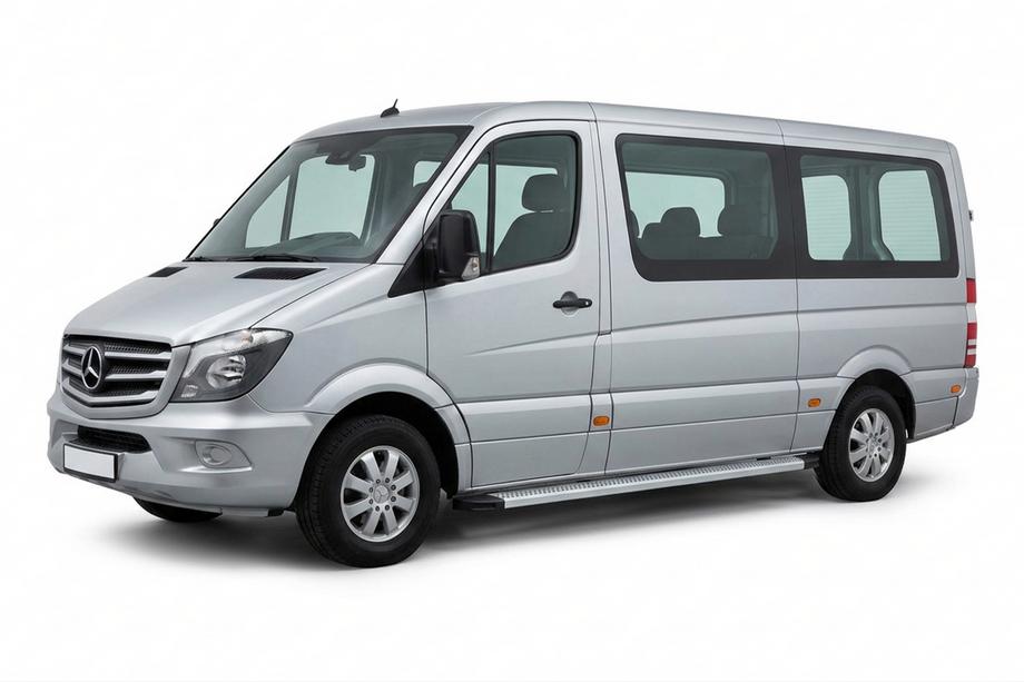 Mercedes Sprinter W906 2006–2018 Bočné nášľapy Maya V2 (2 ks, hliník) Image
