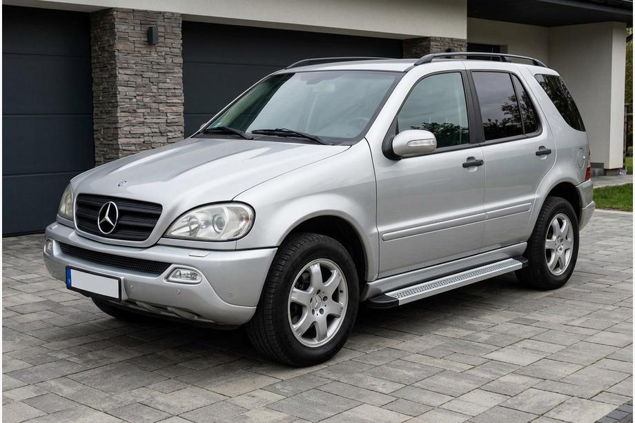 Mercedes ML W163 1997–2005 Bočné nášľapy Maya V2 (2 ks, hliník) Image