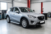 Mazda CX-5 2012–2017 Bočné nášľapy Maya V2 (2 ks, hliník) fotografia 1