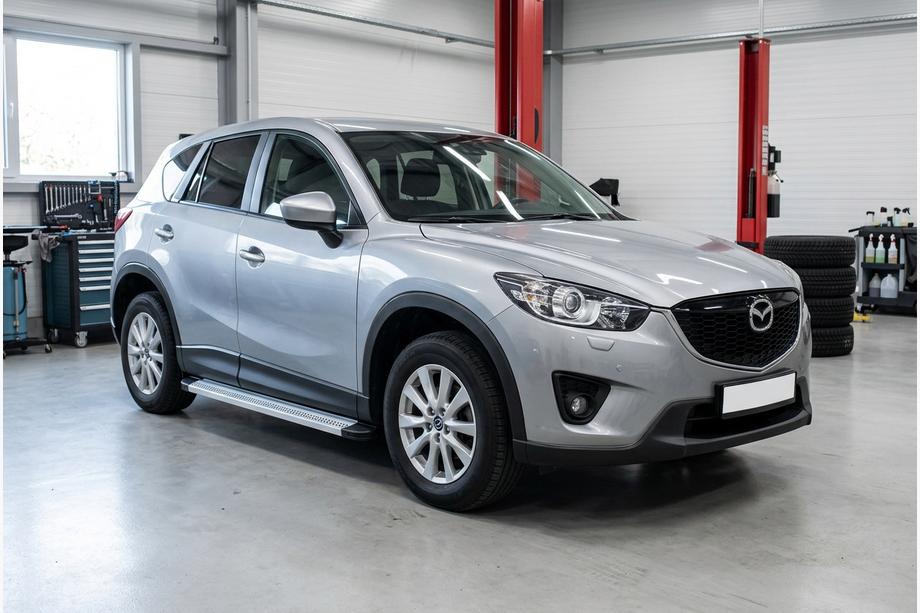 Mazda CX-5 2012–2017 Bočné nášľapy Maya V2 (2 ks, hliník) Image
