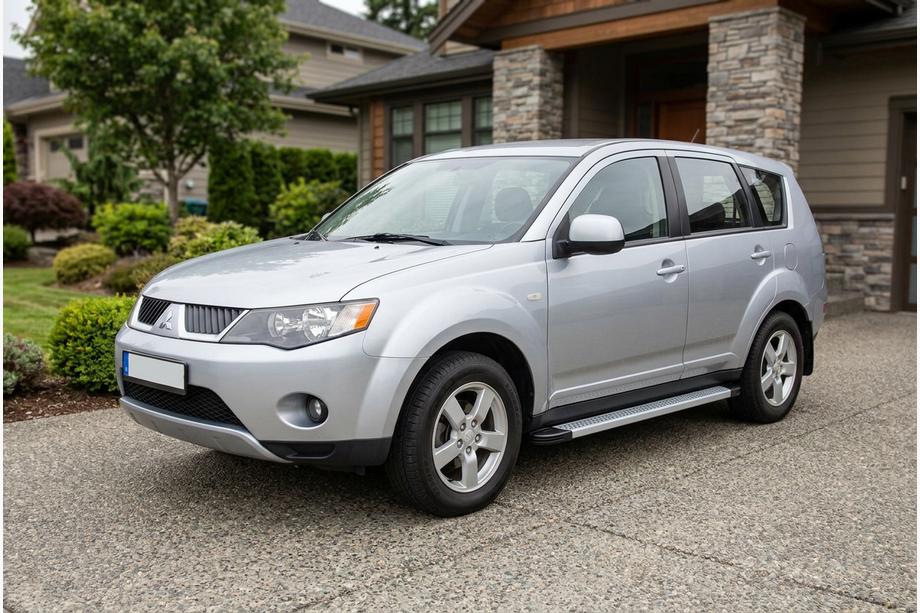 Mitsubishi Outlander 2006–2012 Bočné nášľapy Maya V2 (2 ks, hliník) Image