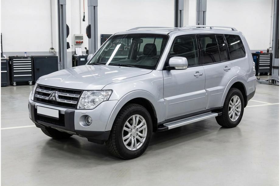 Mitsubishi Pajero Wagon IV 2006–2021 Bočné nášľapy Maya V2 (2 ks, hliník) Image