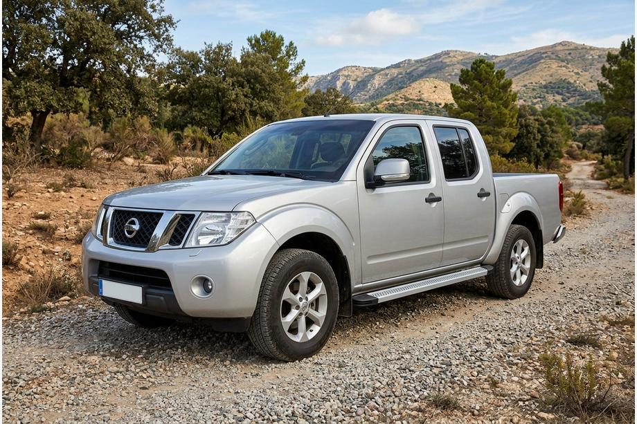 Nissan Navara 2006–2015 Bočné nášľapy Maya V2 (2 ks, hliník) Image