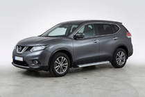 Nissan X-trail T32/Rogue 2014–2021 Bočné nášľapy Maya V2 (2 ks, hliník) fotografia 1