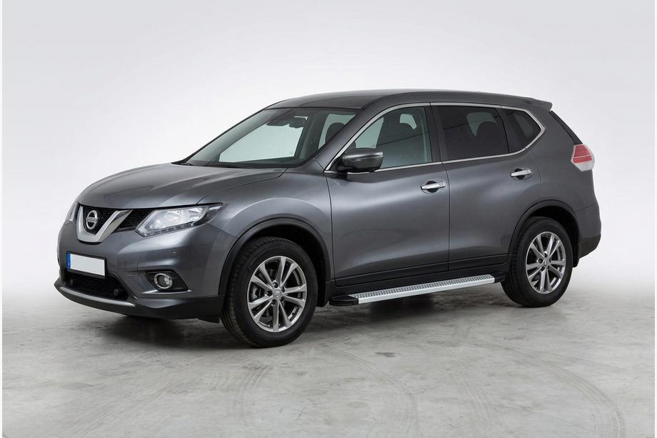 Nissan X-trail T32/Rogue 2014–2021 Bočné nášľapy Maya V2 (2 ks, hliník) Image