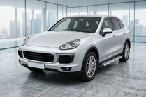 Porsche Cayenne 2010–2017 Bočné nášľapy Maya V2 (2 ks, hliník) fotografia 1