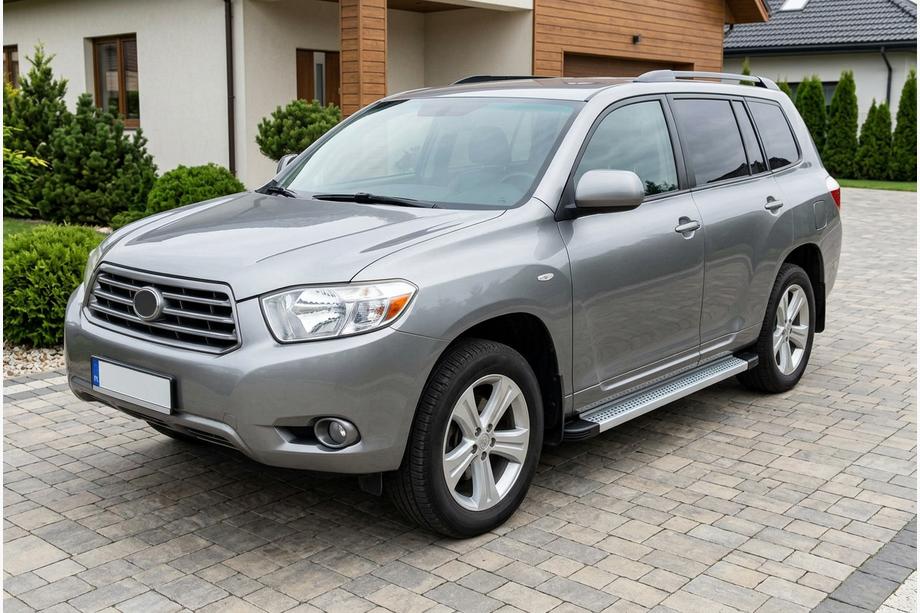 Toyota Highlander 2008–2013 Bočné nášľapy Maya V2 (2 ks, hliník) Image