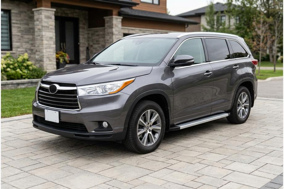 Toyota Highlander 2013–2019 Bočné nášľapy Maya V2 (2 ks, hliník) Image
