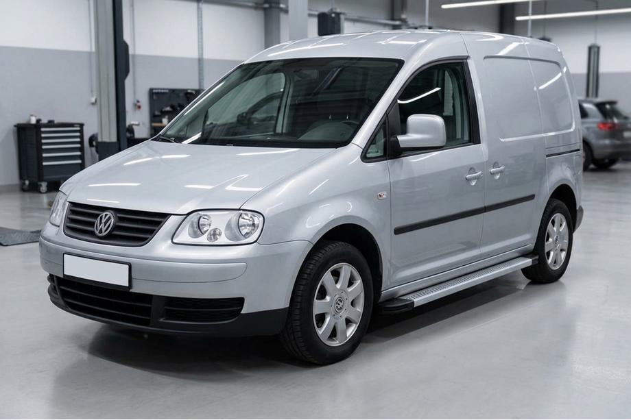 Volkswagen Caddy 2004–2010 Bočné nášľapy Maya V2 (2 ks, hliník) Image