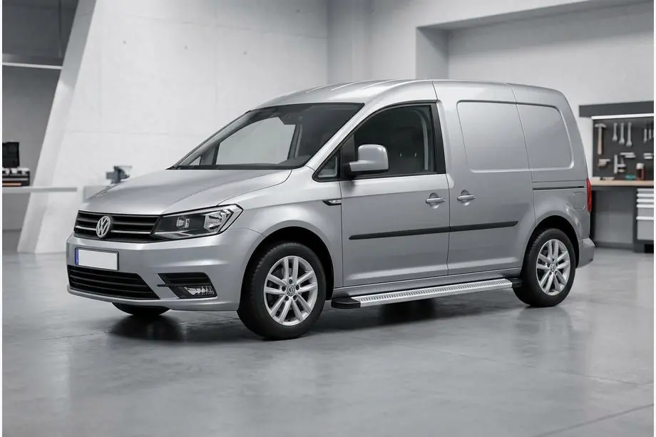 Volkswagen Caddy 2015–2020 Bočné nášľapy Maya V2 (2 ks, hliník) Image