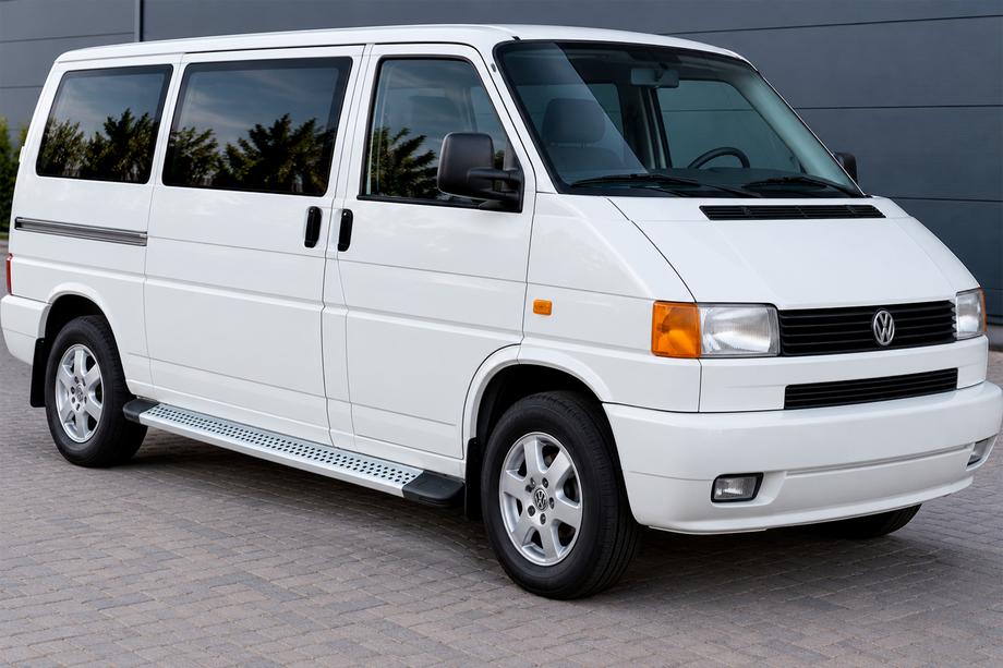 Volkswagen T4 Transporter 1990–2003 Bočné nášľapy Maya V2 (2 ks, hliník) Krátky rázvor Image