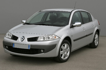 Renault Megane II 2004–2009 Chrómové kryty zrkadiel (2 ks, plast) Carmos – turecký chrómovaný plast fotografia 2