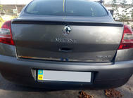 Renault Megane II 2004–2009 Nerezová lišta hrany kufra HB, OmsaLine - talianska nehrdzavejúca oceľ fotografia 4