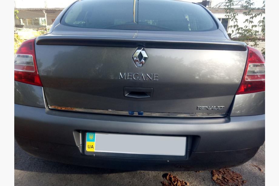 Renault Megane II 2004–2009 Nerezová lišta hrany kufra SD, OmsaLine – talianska nehrdzavejúca oceľ Fotografia 4