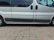 Renault Trafic 2001–2015 Bočné prahy Premium (2 ks, nerez.) fotografia 12