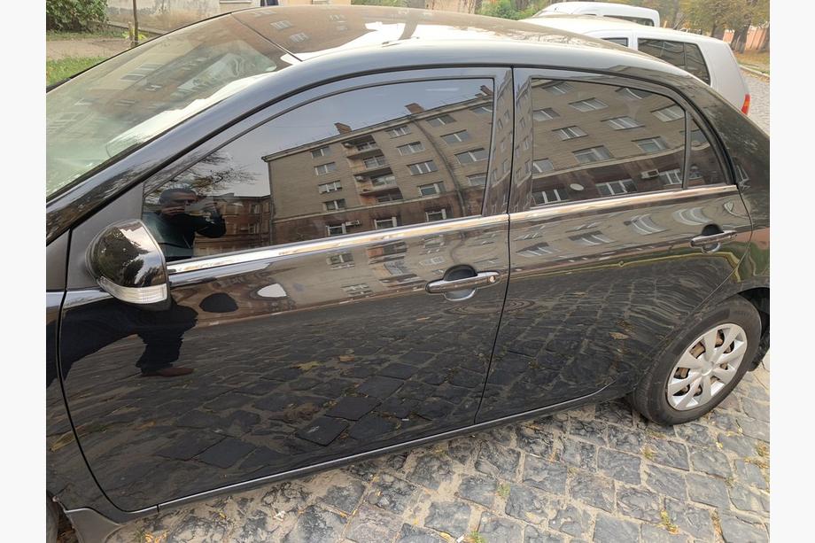 Toyota Corolla 2007–2013 Vonkajšie nerezové lišty okien (4 ks) OmsaLine – talianska nehrdzavejúca oceľ Fotografia 3