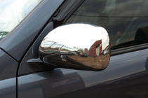 Toyota Land Cruiser Prado 120 2002–2009 Nerezové kryty spätných zrkadiel (2 ks) Carmos - turecká oceľ fotografia 6