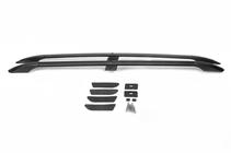 Toyota Land Cruiser Prado 120 2002–2009 Čierne turecké strešné lyžiny Plastové pätky fotografia 16