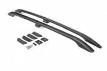 Toyota Land Cruiser Prado 120 2002–2009 Čierne turecké strešné lyžiny Plastové pätky fotografia 17