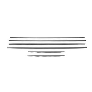 Lišty okien (6 ks, nerez) Toyota Land Cruiser Prado 150 2009–2023 fotografia 3