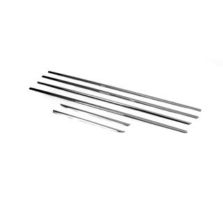 Lišty okien (6 ks, nerez) Toyota Land Cruiser Prado 150 2009–2023 fotografia 4