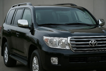 Toyota Land Cruiser 200 2007–2021 Kryty zrkadiel 2008-2012 (2 ks, nerez) fotografia 1