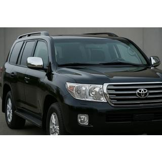 Kryty zrkadiel 2008-2012 (2 ks, nerez) Toyota Land Cruiser 200 2007–2021 fotografia 1