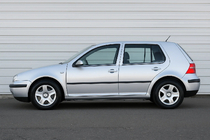 Volkswagen Golf 4 1997–2006 Vonkajšie nerezové lišty okien (4 ks) OmsaLine – talianska nehrdzavejúca oceľ fotografia 1