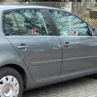 Volkswagen Golf 5 2003–2009 Vonkajšie okenné lišty (4 ks, nerez) Carmos - turecká oceľ fotografia 1