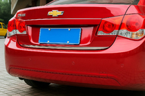Chevrolet Cruze 2009–2015 Nerezová lišta na hranu kufra Sedan, Carmos - turecká nehrdzavejúca oceľ fotografia 1