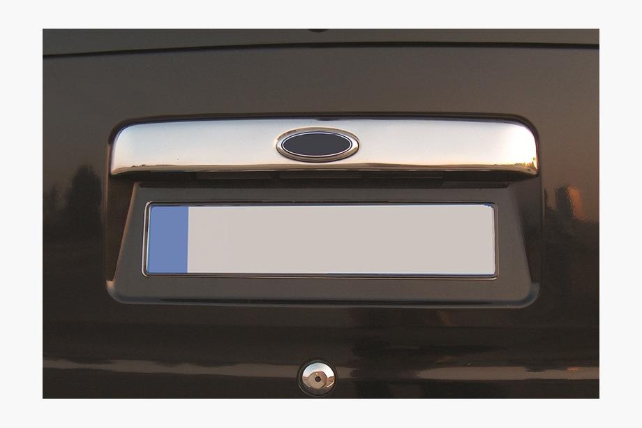 Ford Connect 2002–2006 Chrómová lišta nad ŠPZ (montáž na originál, s miestom na logo, nerez) Image