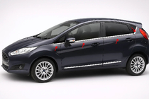 Ford Fiesta 2008–2017 Okenné lišty (8 ks, nerez) Carmos - turecká oceľ fotografia 1