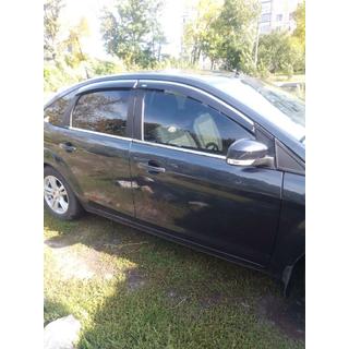 Vonkajšie okenné lišty (4 ks, nerez) Ford Focus II 2008–2011 fotografia 3