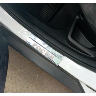 Nerezové prahové lišty Carmos V1 (4 ks, nerez) Ford Focus III 2011–2017 fotografia 3