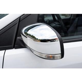 Kryty zrkadiel (pre EU verziu, 2 ks, nerez) Ford Focus III 2011–2017 fotografia 1