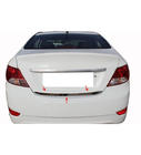 Hyundai Accent 2011–2017 Nerezová lišta hrany kufra OmsaLine – talianska nehrdzavejúca oceľ fotografia 3