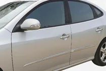 Hyundai Elantra (HD) 2006–2011 Chrómové kryty kľučiek dverí (4 ks, nerez) fotografia 1