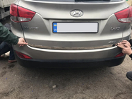 Hyundai IX-35 2010–2015 Nerezová lišta hrany kufra OmsaLine – talianska nehrdzavejúca oceľ fotografia 3