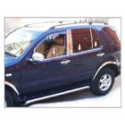 Mercedes ML W163 1997–2005 Vonkajšie okenné lišty (6 ks, nerez) Carmos - turecká oceľ fotografia 5