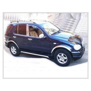 Vonkajšie okenné lišty (6 ks, nerez) Mercedes ML W163 1997–2005 fotografia 4